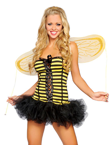 Lace-Up Honey Bee Costume